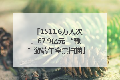 1511.6万人次、67.9亿元 “豫”游端午全景扫描