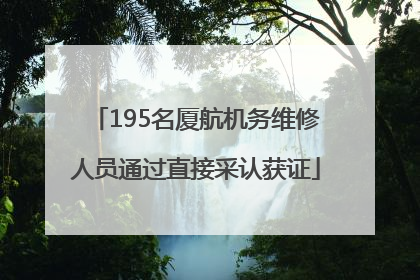 195名厦航机务维修人员通过直接采认获证
