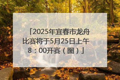 2025年宜春市龙舟比赛将于5月25日上午8：00开赛（图）